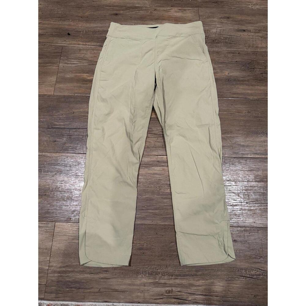 The North Face Khaki Hiking Pull On Pants Sz M EUC